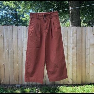 SOLD Madewell Pleated Wide Leg Pants